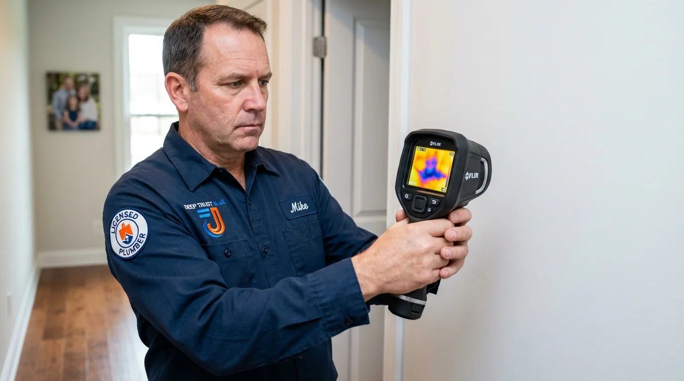Thermal imaging leak detection by Johns Plumbing LLC in Acworth